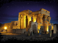 Tempel bei Nacht