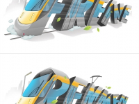 Theo Aartsma illustration 3D typo 36