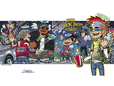 Gorillaz cartoon