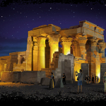 Tempel bei Nacht