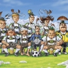 Tirol football team cartoon