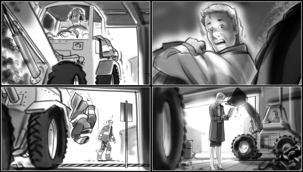 Storyboards, Animatics, Key-Visuals