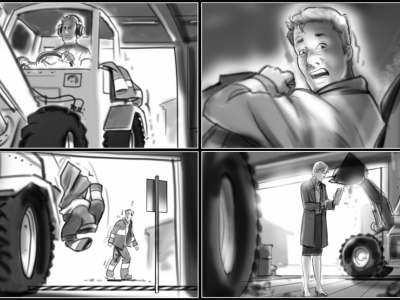 Storyboards, Animatics, Key-Visuals