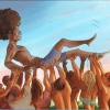 Afro dude