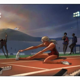 Marathon running Marathon running