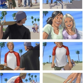 Skateboard storyboard Skateboard storyboard
