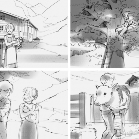 Storyboards, Animatics, Visuals für die MaFo, Moodfilme, Food, P