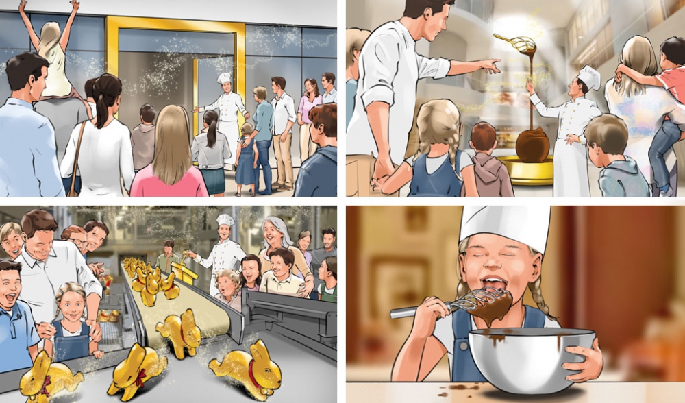 Storyboards, Animatics, Visuals für die MaFo, Moodfilme, Food, P
